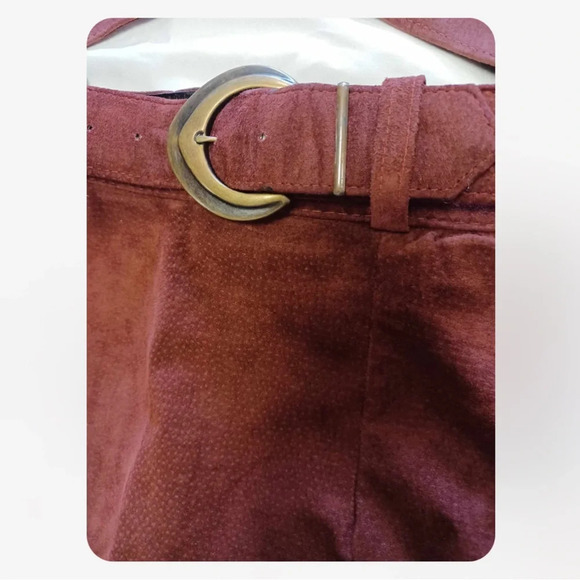 Seperate  Scene 2 Piece 100% Leather Skirt Size 14 Vest Size Large - Picture 11 of 15